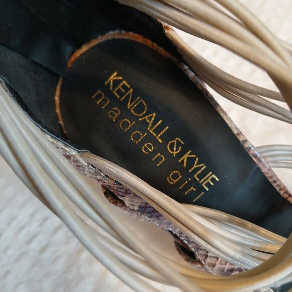 Kendall & Kylie Madden Girl Size 9 Reptile Print Women's Heels Danila READ - Picture 6 of 16